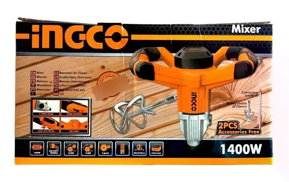Mezclador Industrial Electrico 1400w Ingco Mx214008 9
