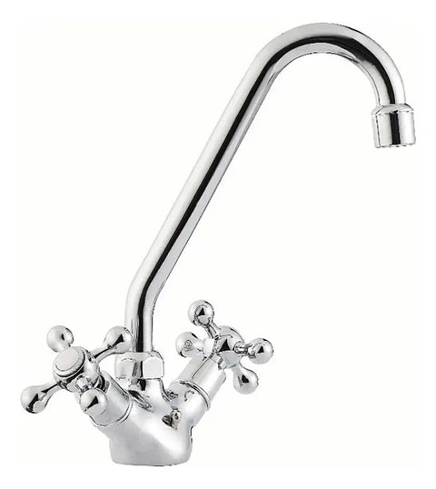 Monoblock Llave Para Lavaplato Bonn Taumm Gris
