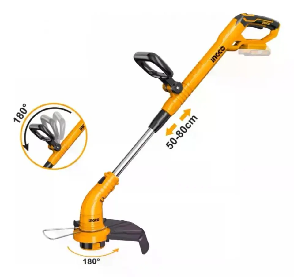 Orilladora Inalambrica Ajustable Ingco 20v Cgtli20018 Anaranjado 2
