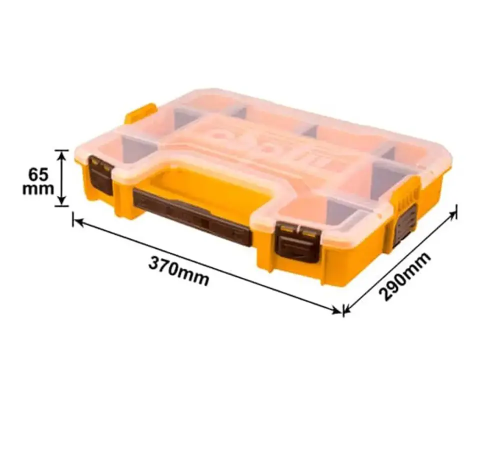 Organizador Plastico 12 Pulgadas 305x230x65  Apilable Ingco 2