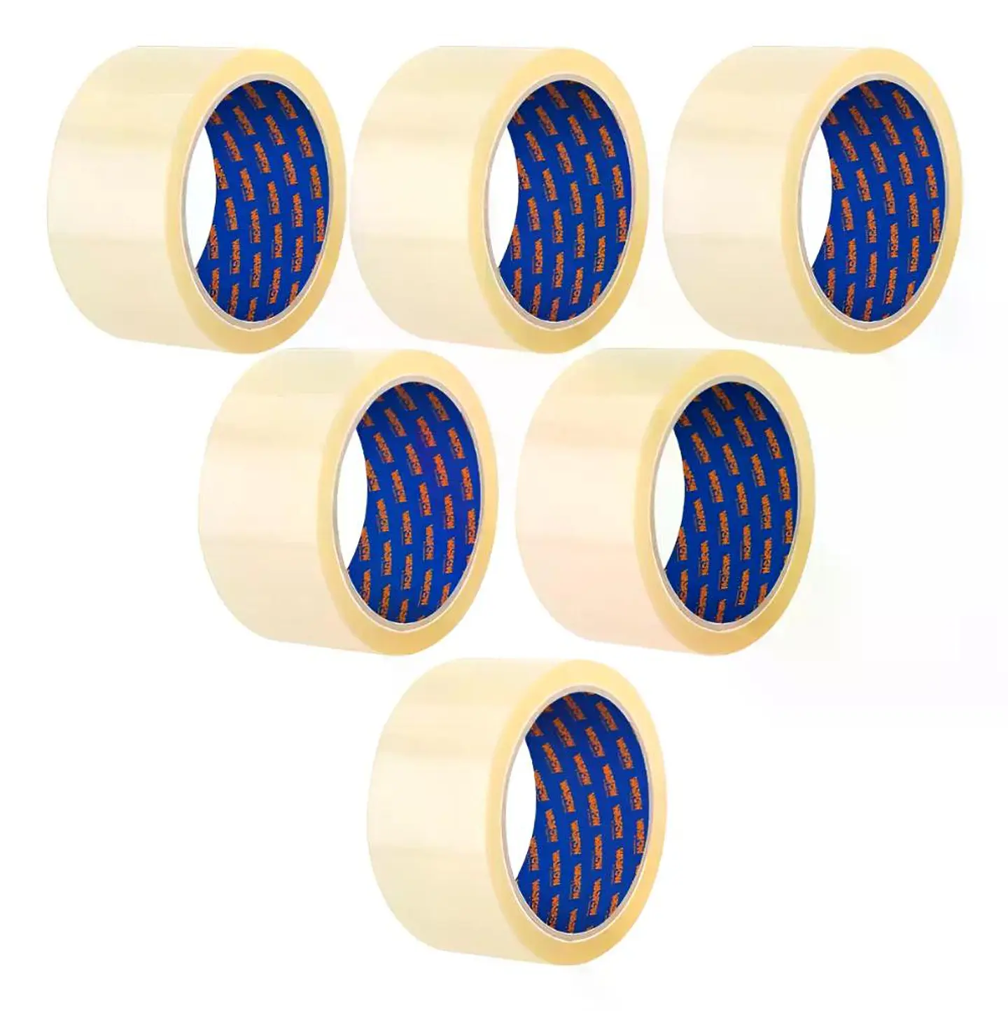Pack 6 Cinta Adhesiva De Embalaje 48 Mm 50 M Transp Wadfow  Transparente Embalaje 1