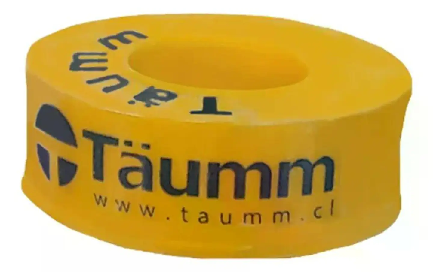 Pack 5 Teflon Amarillo 3/4 PuLG Taumm Espes 0.100 Mm 6.6 Mts 2