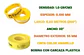 Pack 5 Teflon Amarillo 3/4 PuLG Taumm Espes 0.100 Mm 6.6 Mts - Miniatura 4