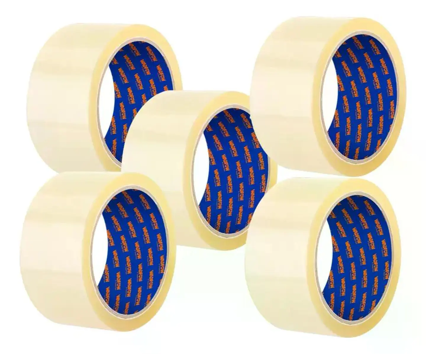 Pack 6 Cinta Adhesiva De Embalaje 48 Mm 100 M Transp Wadfow  Transparente Lisa 3