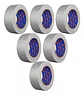Pack 6 Cinta Adhesiva Multiuso 48mm 25 M Gris Wadfow Wvt2h12 Gris Multiuso - Miniatura 1