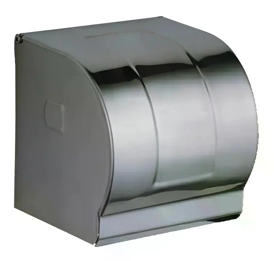 Porta Papel Higiénico Wc Metalico Redondo 1