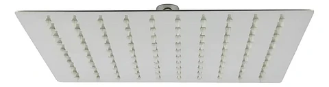 Plato Para Ducha Cuadrado 25 Cm Modern Taumm Acero Inoxidabl Gris