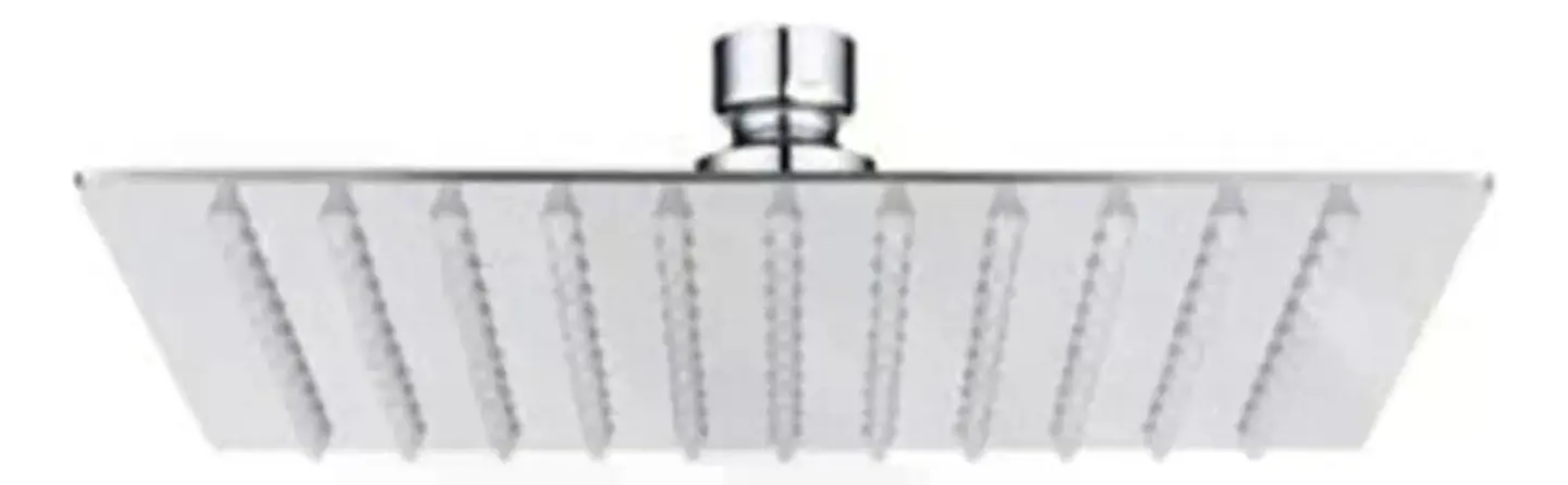 Plato Para Ducha Cuadrado 25 Cm Modern Taumm Acero Inoxidabl Gris 3