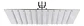 Plato Para Ducha Cuadrado 25 Cm Modern Taumm Acero Inoxidabl Gris - Miniatura 3