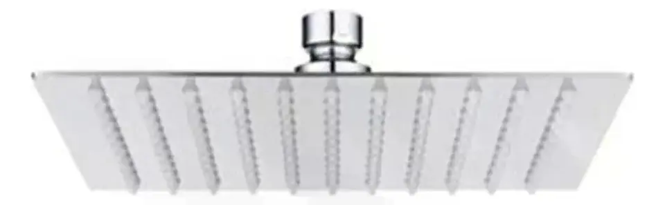 Plato Para Ducha Cuadrado 25 Cm Modern Taumm Acero Inoxidabl Gris 3