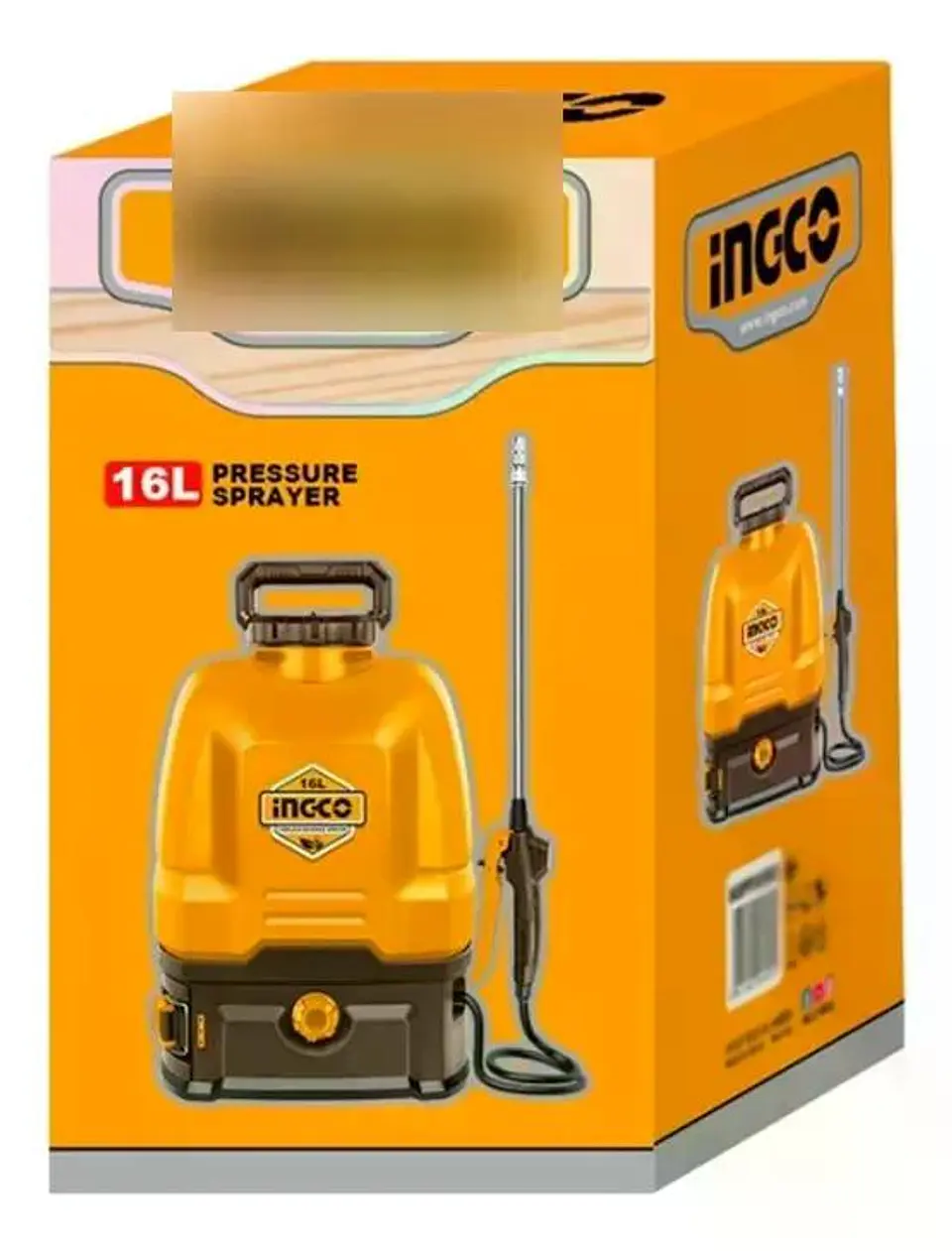 Pulverizador Mochila Inalambrico 20v 16 Lt Ingco Cspli2016 Marrón Oscuro 6