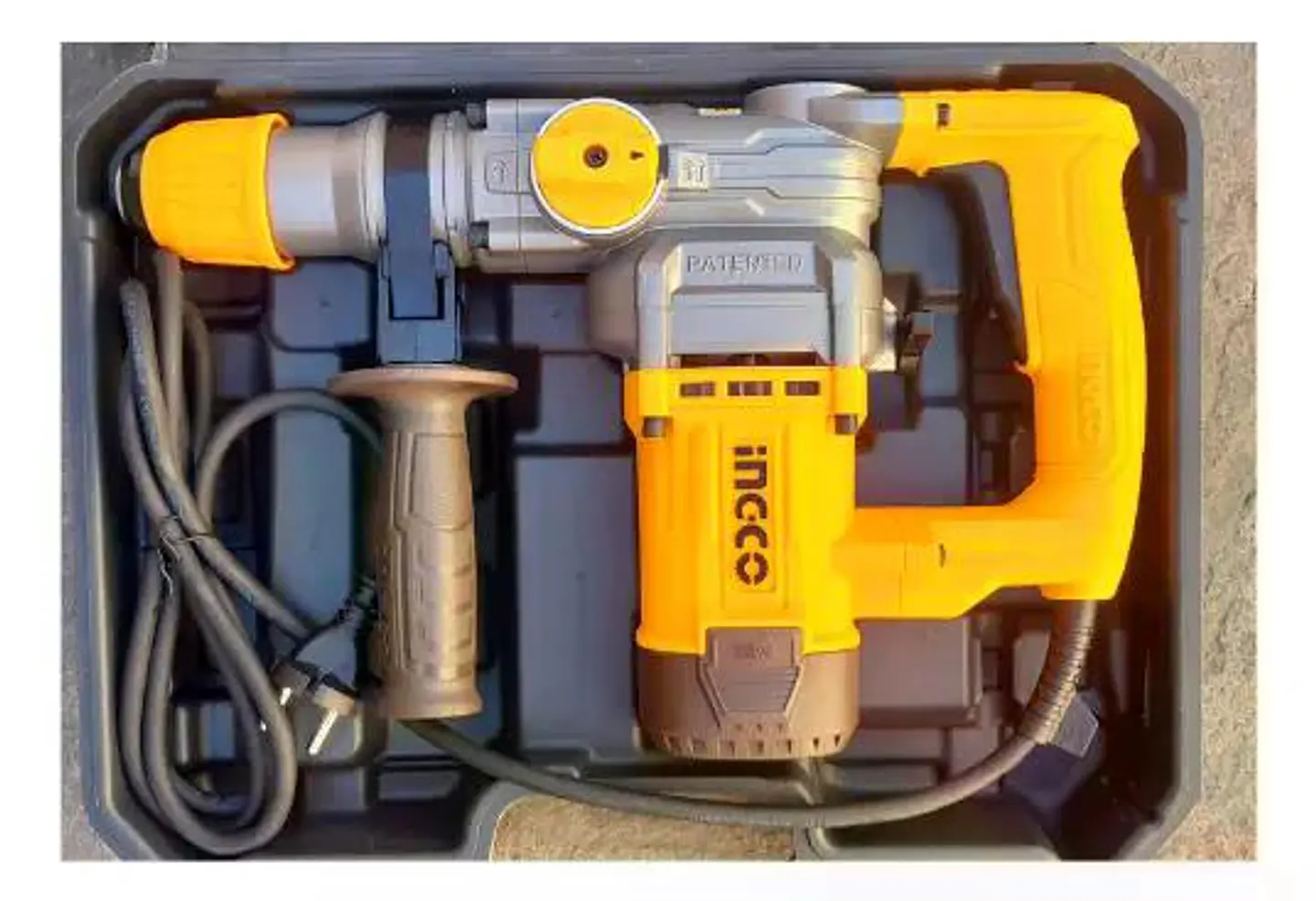 Rotomartillo Electroneumático Ingco Rh10506 Amarillo Frecuencia De 50hz/60hz Con 1.05kw De Potencia 50 Hz/60 Hz 3
