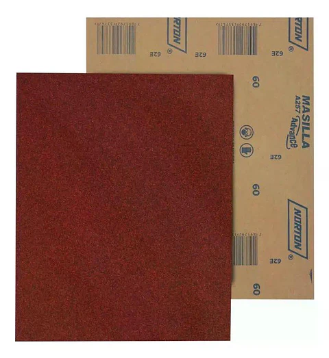 Set 10 Lijas En Seco Madera Masilla Norton 225x275 Mm A-257 50