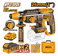 Rotomartillo Inalambrico Bl 20v 2.5j Ingco Crhli202682 Bater Marrón Oscuro 50 Hz - Miniatura 4