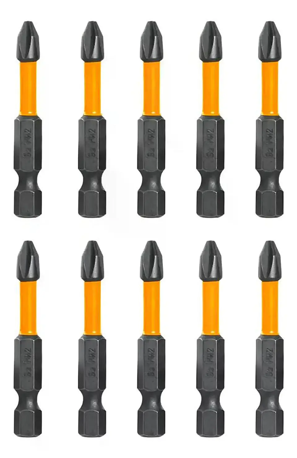 Set 10 Puntas Impacto Destornillador Ph2 50mm Imantada Ingco 3