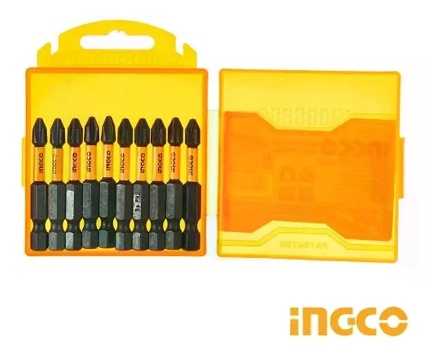 Set 10 Puntas Impacto Destornillador Ph2 50mm Imantada Ingco 7