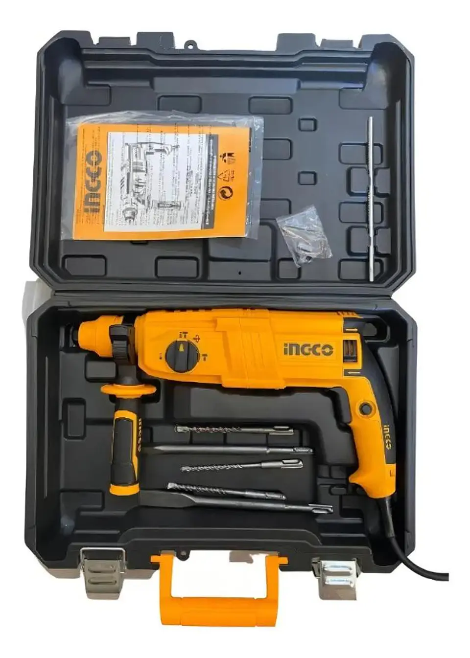 Rotomartillo 800w Ingco Rgh9028 Color Naranja 50 Hz 2