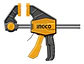 Prensa Sargento Rapida Industrial Ingco 63x450 Mm Hqbc01603 - Miniatura 3