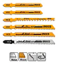 Set 20 Hojas Para Sierra Caladora Jsbt2001 Ingco - Miniatura 5