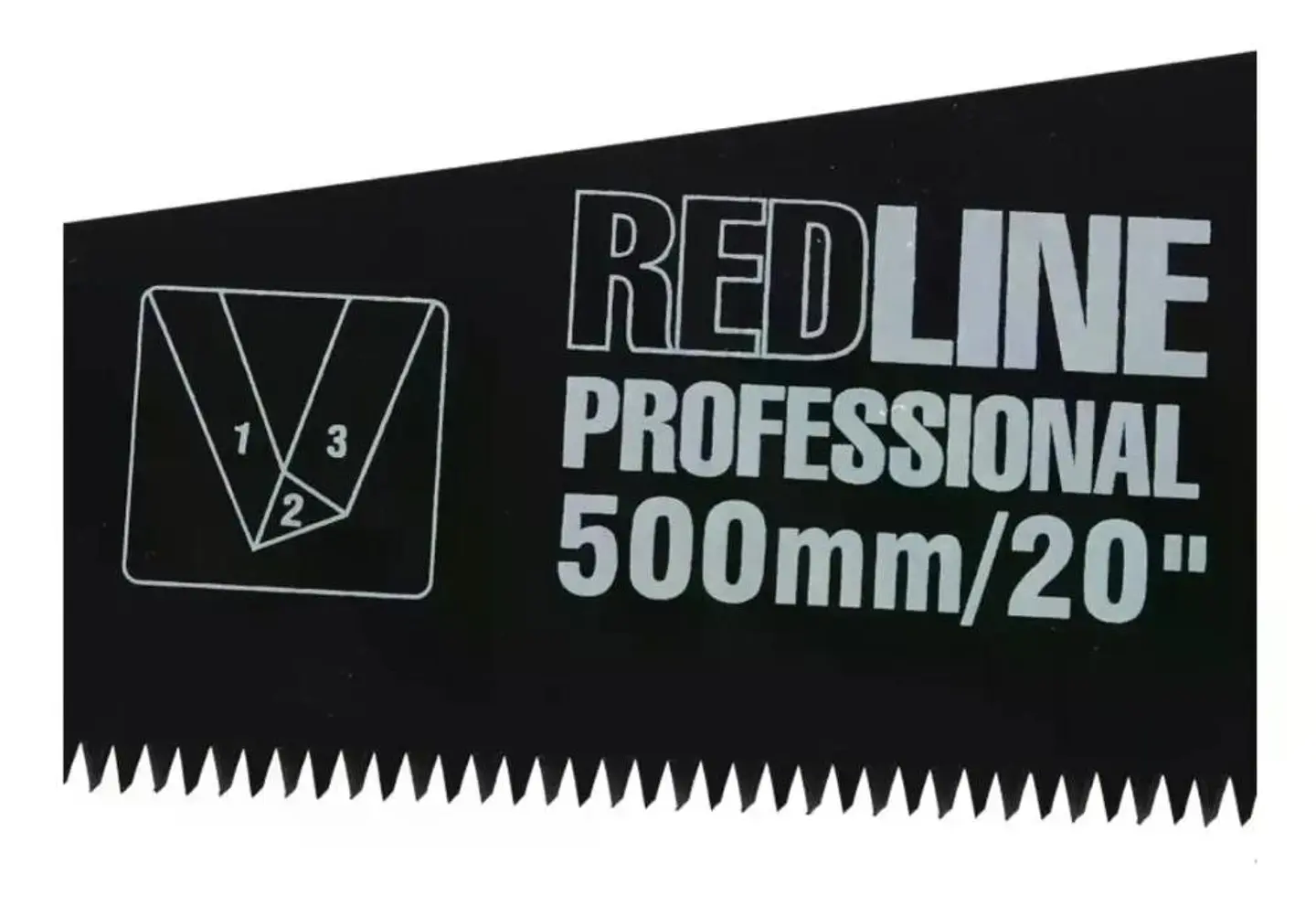 Serrucho Carpintero Redline 20 Pulgadas (500 Mm) Negro 5
