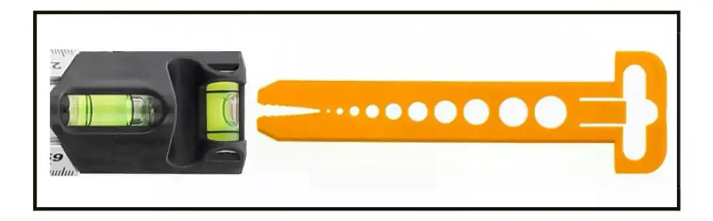 Regla Con Nivel De Burbuja Ingco 60 Cm Hsr36003 Multiuso 3