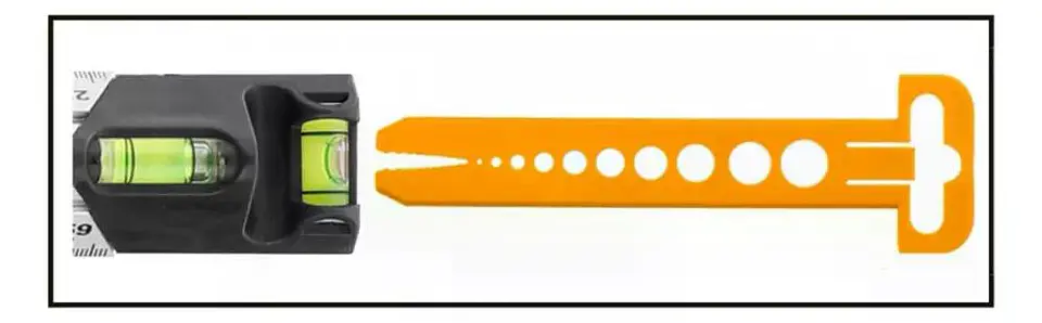 Regla Con Nivel De Burbuja Ingco 60 Cm Hsr36003 Multiuso 3