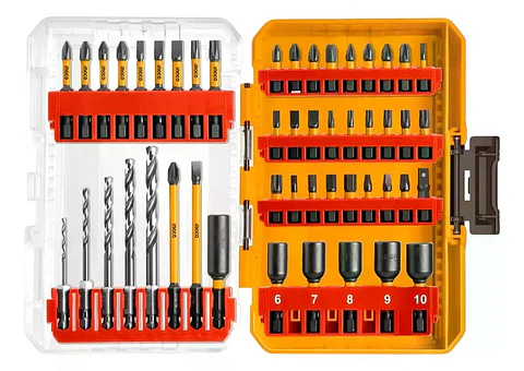 Set 49 Puntas Mechas Para Atornillador De Impacto Ingco