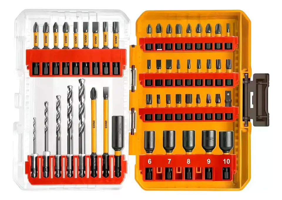 Set 49 Puntas Mechas Para Atornillador De Impacto Ingco 1