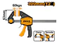 Prensa Sargento Rapida Industrial Ingco 63x300 Mm Hqbc01602 - Miniatura 2