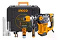 Rotomartillo Electrico 1500w Sds Plus Ingco 5.5j Rh150028-7 Marrón Oscuro 50/60 Hz - Miniatura 1