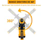 Rotomartillo Electrico 1500w Sds Plus Ingco 5.5j Rh150028-7 Marrón Oscuro 50/60 Hz - Miniatura 4