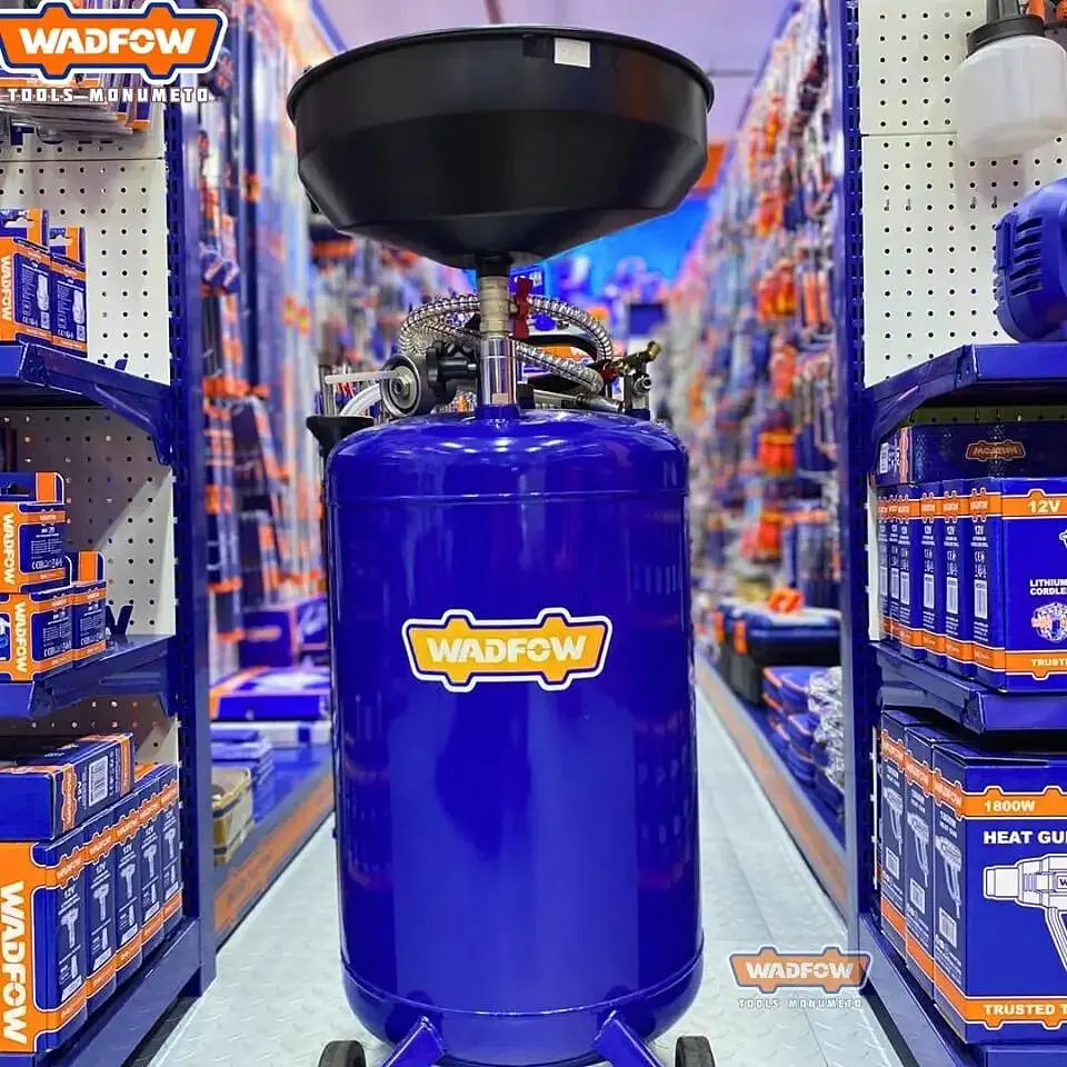 Recipiente Drenaje Aceite Automotriz Wadfow Portatil 70 Lt 6
