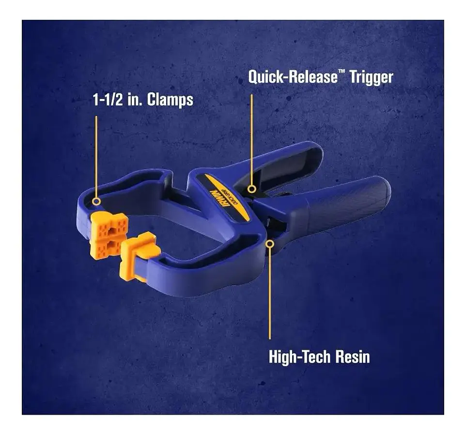 Prensa De Mano Handi Clamp 38mm 1.5 Irwin Quick-grip 59100cd 5