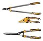 Set 3 Tijeras De Poda  Ingco 8 / 25-34 / 28-35 PuLG Hlt93301 Naranja - Miniatura 6