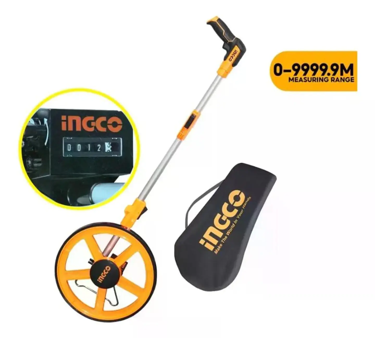 Rueda Medición Odometro Digital Ingco Hdmw23 6