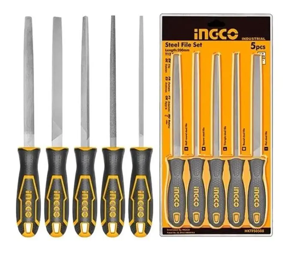 Set De Limatones Para Metal 5 Piezas Ingco 1