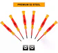 Set Desatornillador De Precision Aislado Ingco Vde 6 Piezas - Miniatura 3