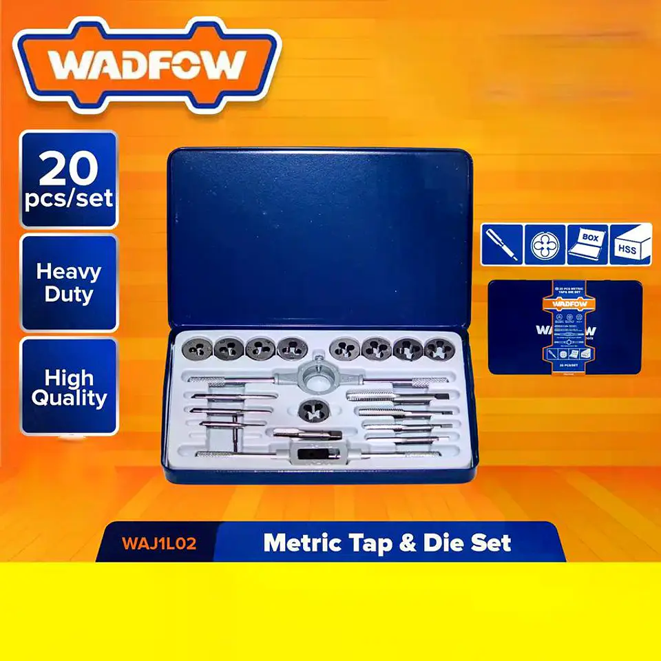 Set De Terrajas Macho Y Hembra M3-m12 20 Pzs Wadfow Waj1l02 4