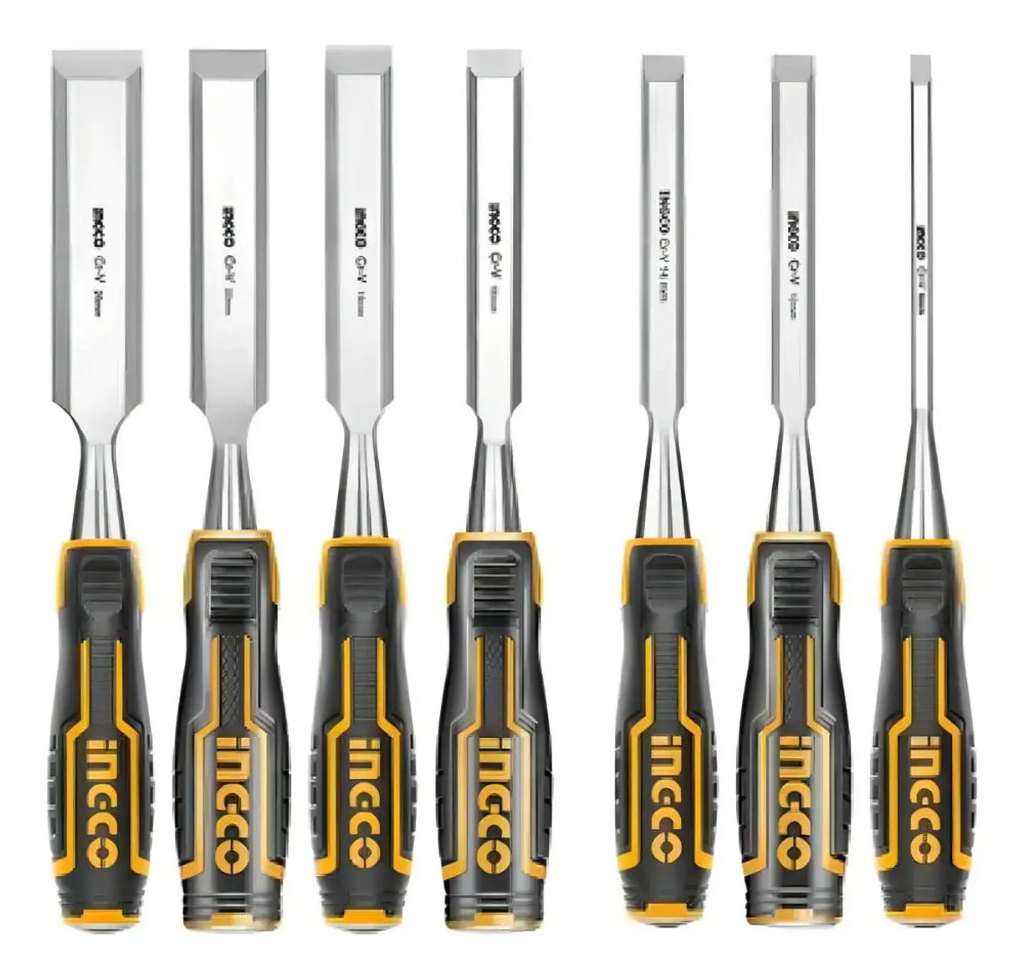 Set De Martillo Carpintero 20 Oz Fibra + 7 Formones + Bolso 4