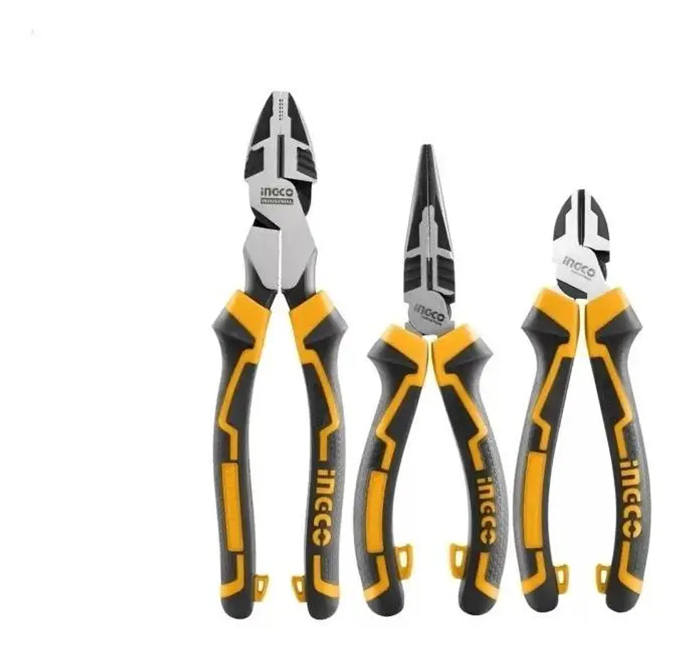Set Juego De 3 Alicates Ingco Industrial 2832 Alta Resistenc 1