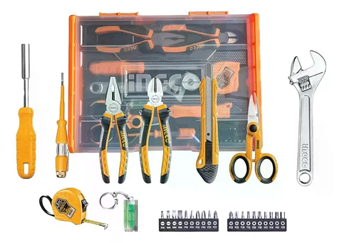 Set Juego De 29 Piezas Ingco + Caja Apilable