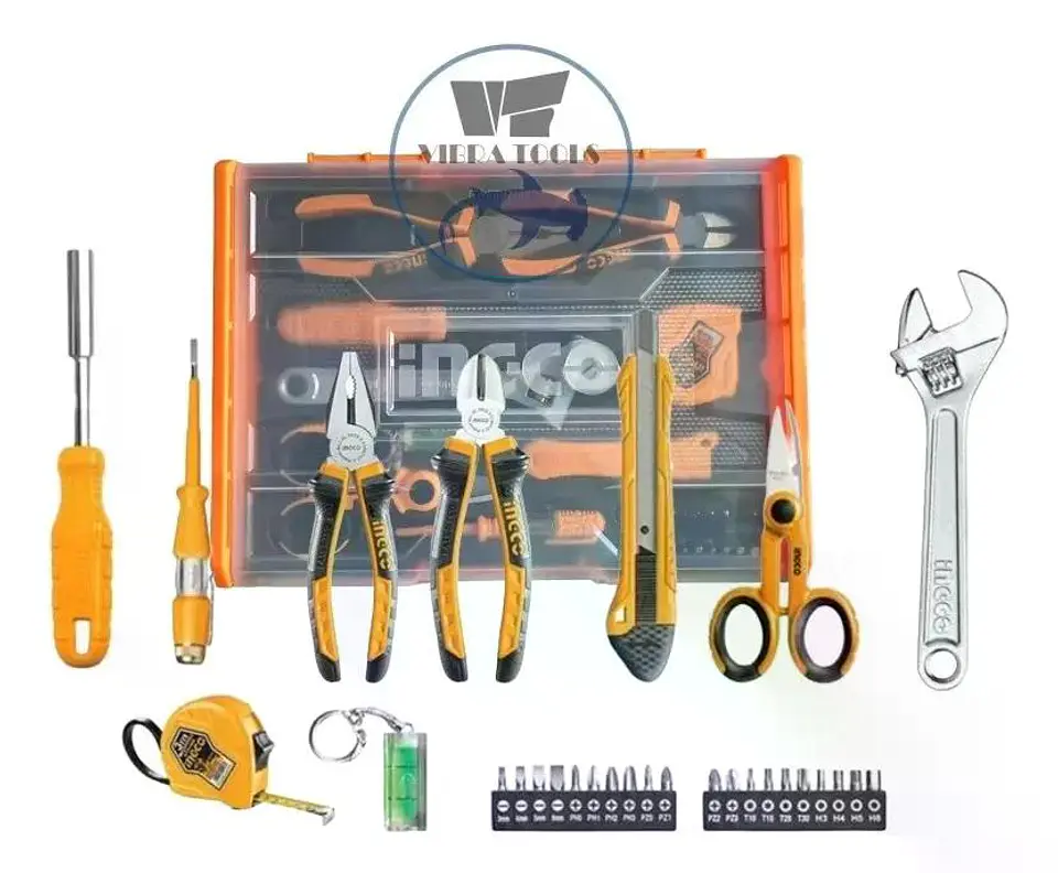 Set Juego De 29 Piezas Ingco + Caja Apilable 6
