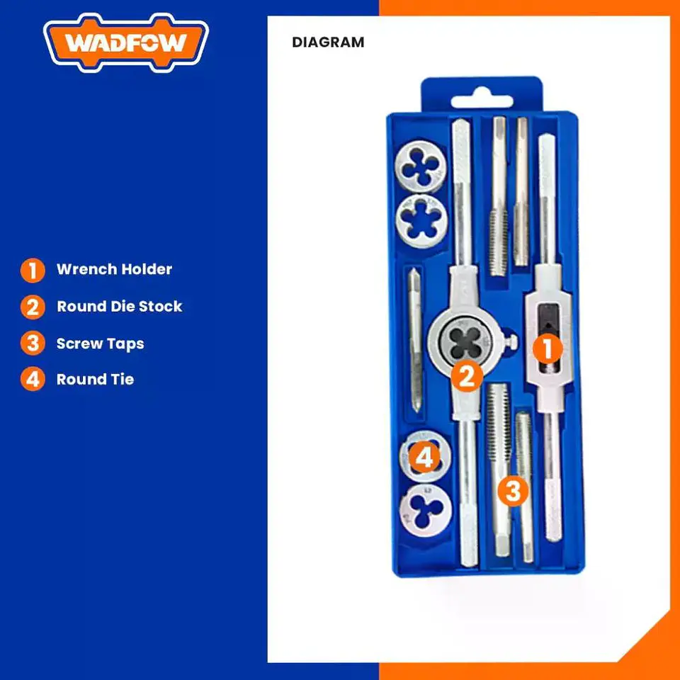 Set De Terrajas Macho Y Hembra M5-m12 12 Pzs Wadfow Waj1l01 4