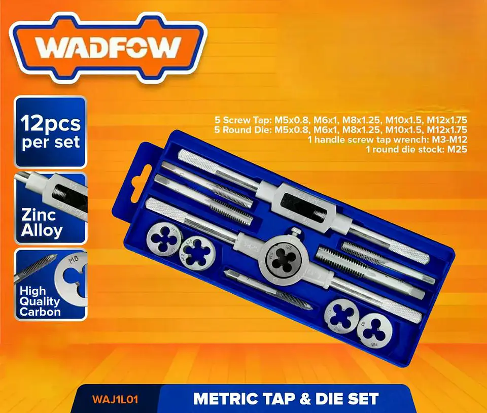 Set De Terrajas Macho Y Hembra M5-m12 12 Pzs Wadfow Waj1l01 6