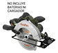 Sierra Circular Inalámbrica Bauker 185mm Sin Batería Madera Verde Oscuro - Miniatura 1