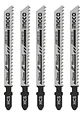 Set Jgo De Hojas Para Sierra Caladora P/ Madera 5 Pcs Ingco - Miniatura 1