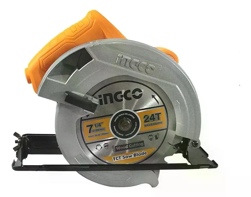 Sierra Circular Eléctrica Ingco 1400w + Disco 24 Dte + Acces Naranja 50/60hz 3