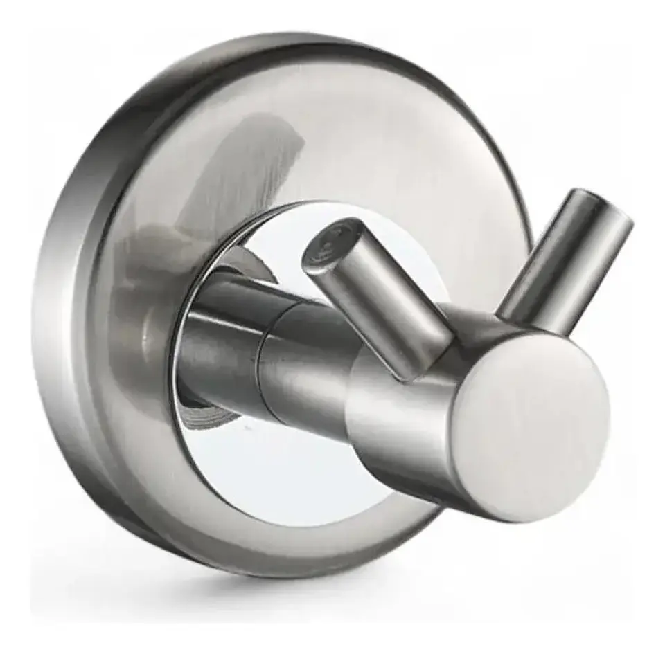 Set De Accesorios Baño Pared Freiburg Taumm Vidrio 6 Piezas Gris 4