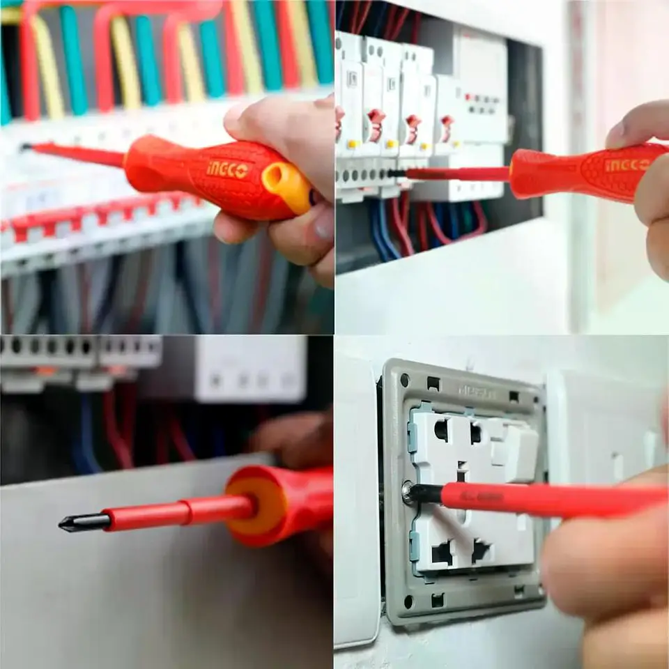 Set Destornilladores Electricos Aislado 6pcs Ingco Hkisd0608 8