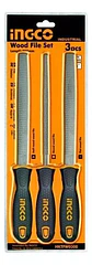 Set Limas Industrial Para Madera 3 Piezas Ingco Hktfw0308 - Miniatura 4
